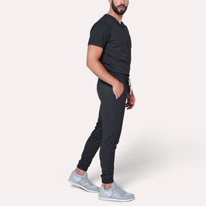 Vêtements médicaux unisexes Bestin Medic Jogger Scrubs Uniforms Sets en tissu sergé polyester élasthanne, vêtements médicaux à séchage rapide, chirurgicaux - Product Image 3