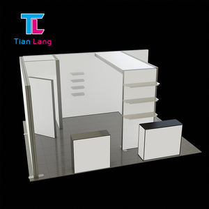 Cabine de présentation de boîte à lumière rétro-éclairée par LED en tissu sans cadre Nouvelle exposition de LED sans cadre pour la publicité dans les halls d'exposition - Product Image 1