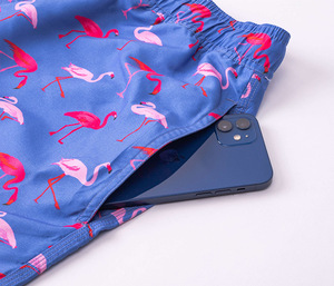 Pantalones cortos de playa rectos de verano 2024 para hombres jóvenes pantalones cortos estampados de secado rápido informales sueltos - Product Image 6