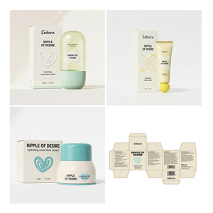 Ensemble d'emballages cosmétiques personnalisables style ado, flacons et pots pour produits de beauté jeunesse - Product Image 2