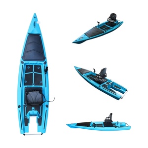 <span class=keywords><strong>Kayak</strong></span> de Pesca Motorizado para 1 Persona Pesca <span class=keywords><strong>Con</strong></span> <span class=keywords><strong>Pedal</strong></span> Kajak Fishing Vicking 13FT Deportes Acuáticos Canoa <span class=keywords><strong>Kayak</strong></span> Individual <span class=keywords><strong>con</strong></span> Motor - Product Image 3