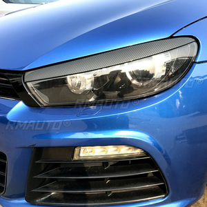For VW Scirocco 2008-2017 Body Kit Auto <b>Head</b> Light Lamp Eyelids Eyebrow Headlight Decoration Car <b>Styling</b> Trim Car Accessories - Product Image 5