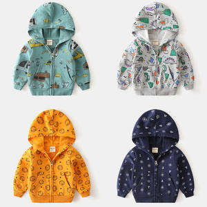 Vêtements pour enfants de haute qualité en gros, veste de baseball pour garçons avec motifs de lions, collection automne - Product Image 6