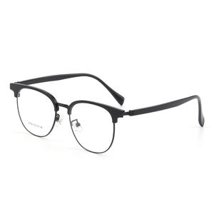 Montura de Gafas Baishifen de Media Montura, Forma Ovalada 98360, Ligeras, Unisex, Lentes de Resina, Origen Danyang - Product Image 1