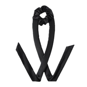 U Shape Hair <b>Tie</b> Pink Long Bowknot Design Damage Free Daily Use - Product Image 5