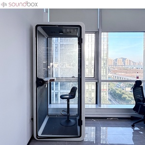 Cabina de oficina Soundbox para reuniones, cabina para sala de trabajo, teléfono, cabinas de reducción de ruido insonorizadas - Product Image 1