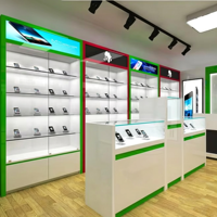 Magasin d'électronique Affichage Décoration Boutique simple Design d'intérieur pour téléphone portable Accessoires Boutique de téléphonie mobile Intérieur