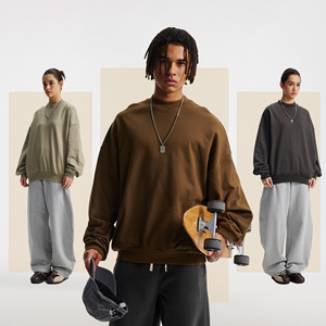 Sudadera con Capucha Personalizada de Alta Calidad, Unisex, Tallas Grandes, Cuello Redondo, Forro Polar para Invierno, Sudadera Gruesa para Hombre - Product Image 3