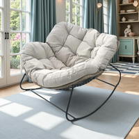 Nid d'oiseau paresseux chaise à bascule chaise longue balcon maison loisirs canapé simple salon lumière chaise à bascule de luxe