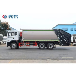 Camión de basura compactador Dongfeng 6X4 de 25 toneladas y 20 metros cúbicos para la recolección de residuos sólidos municipales - Product Image 3
