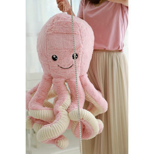 Peluche pieuvre colorée en velours, en coton PP, à tentacules souples, poupée créature marine, cadeau idéal pour votre bien-aimée - Product Image 5