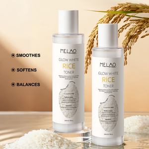 Tonique de riz éclaircissant pour peaux ternes, sans parabènes ni silicone, léger, non comédogène, restaure l'équilibre de l'hydratation - Product Image 1