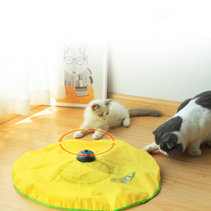 Jouets électriques intelligents et drôles pour la <span class=keywords><strong>chasse</strong></span> au chat, rotation automatique, interactif, intérieur, mouvement - Product Image 2