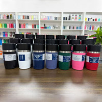 Nuevo Vaso Térmico de Viaje Ecológico de Acero Inoxidable de Doble Pared y 16 oz, con Aislamiento al Vacío, Experiencia de Bebida de 360°