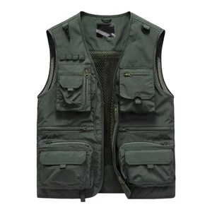 핫 세일 남성 야외 낚시 등산 사진 조끼 코트 빠른 건조 조끼 남성 야외 재킷 - Product Image 2