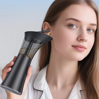 Kit électrique de nettoyage d'oreilles avec capteur de température, double réservoir d'eau, étanche IPX6, rechargeable par USB pour soins personnels à domicile