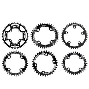 104BCD roda rantai sepeda MTB, bagian pelat gigi Crankset sepeda gunung 104mm 32T 34T 36T 38T - Product Image 4