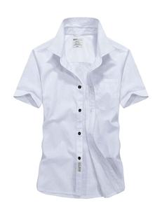 Commercio all'ingrosso di Vendita di Alta Qualità di Stampa Del Cotone Degli Uomini Sottili Della Camicia delle - Product Image 3