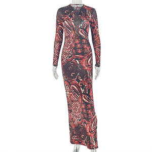 Nuovo Abito Estivo 2026 da Donna Sexy <span class=keywords><strong>con</strong></span> <span class=keywords><strong>Spacco</strong></span> e Maniche Lunghe <span class=keywords><strong>con</strong></span> Lacci - Product Image 5