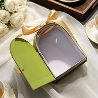 Boîte cadeau portable pour mariage, motif Jardin de Monet, emballage souvenir avec ruban et nœud, emballage haut de gamme pour la Saint-Valentin, fabricant en gros