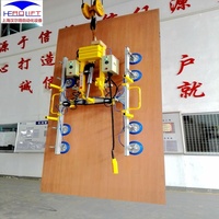 Lève-charge pneumatique à ventouses pour manipulateur de grue à panneaux de bois avec 2 ventouses et rotation à 360° pour levage en entrepôt