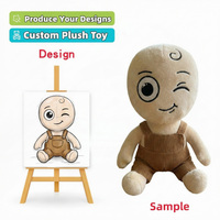 Fabricant de jouets en peluche personnalisés : Lunettes de dessin animé, Personnage d'anime, Ours réaliste, Poulpe en peluche, Marionnettes, Porte-clés en peluche, Vente en gros