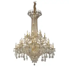 Faixa-d luminária suspensa moderna para escadas, decorativa, clássica, de cobre, frança, candelabros e luzes pingentes