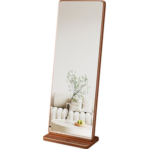 Solid Wood Full Length Mirror 50x30x170Cm Floor <b>Standing</b> Simple Modern Bedroom Dressing Mirror - Product Image 2