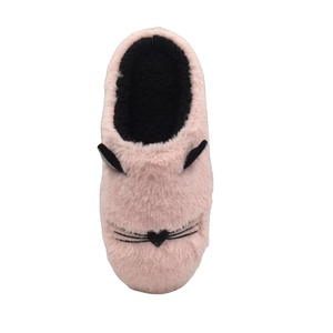 Nouvelles pantoufles pour femmes, modèle mignon chat, usage quotidien, en laine, chaussures d'<span class=keywords><strong>hiver</strong></span>, <span class=keywords><strong>mules</strong></span> HCG pour femmes, chaussures d'intérieur pour l'<span class=keywords><strong>hiver</strong></span> - Product Image 5