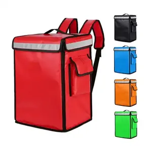 Mochila térmica impermeable reutilizable bolsa de entrega de pizza aislada <span class=keywords><strong>para</strong></span> caja de refrigeración de motocicleta - Product Image 1