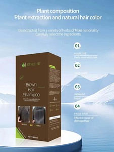 Shampoo Colorante per Capelli Neri Naturale OEM ODM per Capelli Grigi, Produzione Originale - Product Image 5