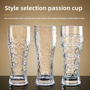 Tasse à <span class=keywords><strong>bière</strong></span> pression créative haut <span class=keywords><strong>de</strong></span> gamme <span class=keywords><strong>de</strong></span> grande capacité Tasse à <span class=keywords><strong>bière</strong></span> <span class=keywords><strong>artisanale</strong></span> en verre transparent sculpté à usage commercial et domestique - Product Image 2