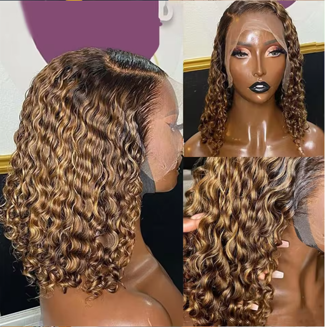 SDD Pixie Curls Brazilian Human Hair P4 27 Color 5x5