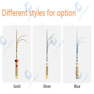 منتج جديد: ملفات نيتي دوارة حرارية نشطة لطب الأسنان، ذهبية، 6 قطع/العلبة، ملفات دوارة لثلاث سنوات، أداة لُبية - Product Image 3