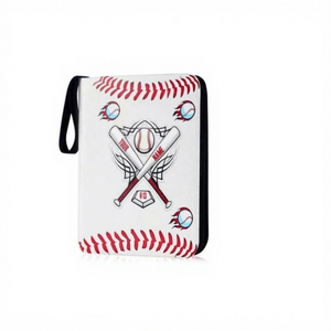 Classeur de cartes à collectionner FUXI personnalisé en cuir PU à 9 pochettes pour 900 cartes, avec 50 protège-cartes, couverture imprimée pour cartes TCG et sportives - Product Image 3