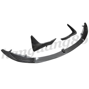 Carbon Fiber Performance Style Front Bumper Lip Chin Spoiler Side Winglet Splitter for BMW F80 <b>M3</b> F82 F83 M4 - Product Image 2