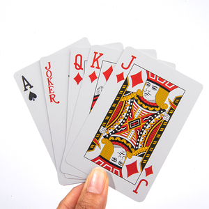 Oem in ấn khách hàng sở hữu tác phẩm nghệ thuật thông minh Thẻ chơi màu xanh/đen lõi giấy kinh doanh thẻ in Trò chơi thẻ Maker - Product Image 5