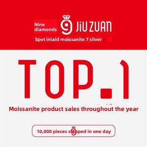 महिलाओं की S925 सिल्वर फिक्स्ड-लेंथ नेकलेस मोइससानाइट क्रॉस क्लैविकल श्रृंखला लोकप्रिय ग्रीष्मकालीन लाइव-स्ट्रीम आइटम लाइट लक्जरी आला - Product Image 3