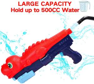 Pistol Air Super Soaker Desain Dinosaurus Buaya 2 Buah Mainan Murah untuk Anak-Anak - Product Image 2
