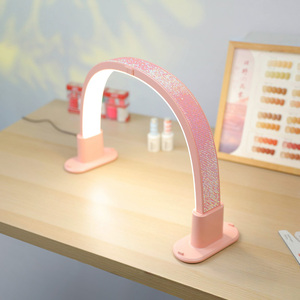 Lámpara LED de Escritorio para Uñas, Luz de Mesa de Media Luna, Brillo Ajustable, Lámpara de Manicura Portátil para Salón y Hogar - Product Image 3