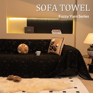 ผ้าคลุมโซฟา ผ้าขนหนูเนื้อนุ่ม ยืดหยุ่น ระบายอากาศได้ดี หรูหรา น้ำหนักเบา คุณภาพสูง ปลอกหุ้มเบาะโซฟาแบบชิ้นเดียว คลุมได้ทั้งตัว - Product Image 5