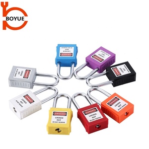 Boyue S/S38-KA PA безопасный замок со стальной скобой 3 года гарантии, несколько размеров доступны для промышленного использования - Product Image 1