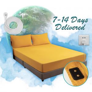 Sábana Ajustable de Alta Calidad con Bordado Antiestático para Cama Individual, para Hotel, Hospital, Hogar, 400 Hilos de Algodón - Product Image 2