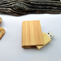 Nueva Memoria USB con Forma de Libro de Madera 2.0/3.0 4GB-32GB, Regalo Personalizado con Logotipo para Bodas, con Garantía de 24 Meses