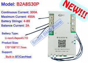 스마트 액티브 BMS 18650 리튬 이온 Lipo Lifepo4 배터리 3.2v-8s 1a-40a 3s-300a 12v-24v 12 볼트 100a 300a 6s 7s 8s PCB 및 PCBA - Product Image 3