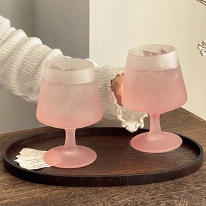 Français Gradient Rose Gobelet Givré Grand Vin <span class=keywords><strong>Champagne</strong></span> Verre Verres À Cocktail Pour Mariage Restaurant Hôtel - Product Image 4