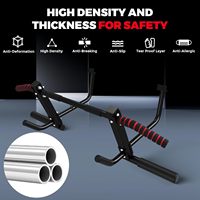 Barre de traction Wellshow Sport pour porte, barre de traction multi-prise sans visage, barre de traction suspendue pour presque toutes les portes