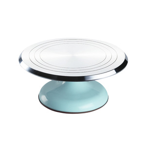Platines tournantes professionnelles <span class=keywords><strong>de</strong></span> 10 pouces ensemble <span class=keywords><strong>de</strong></span> décoration <span class=keywords><strong>de</strong></span> cuisson en métal écologique en alliage d'aluminium polonais support rotatif outils <span class=keywords><strong>de</strong></span> gâteau - Product Image 5
