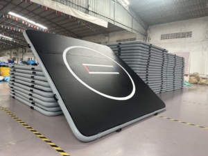 Tappetino Gonfiabile Pieghevole per Wrestling, Yoga, Ginnastica e Arti Marziali con Tecnologia Drop Stitch - Product Image 1