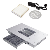 Collecteur de Poussière Extracteur Wenkai Factory 100W Couleur Argent pour Table de Manucure Salon